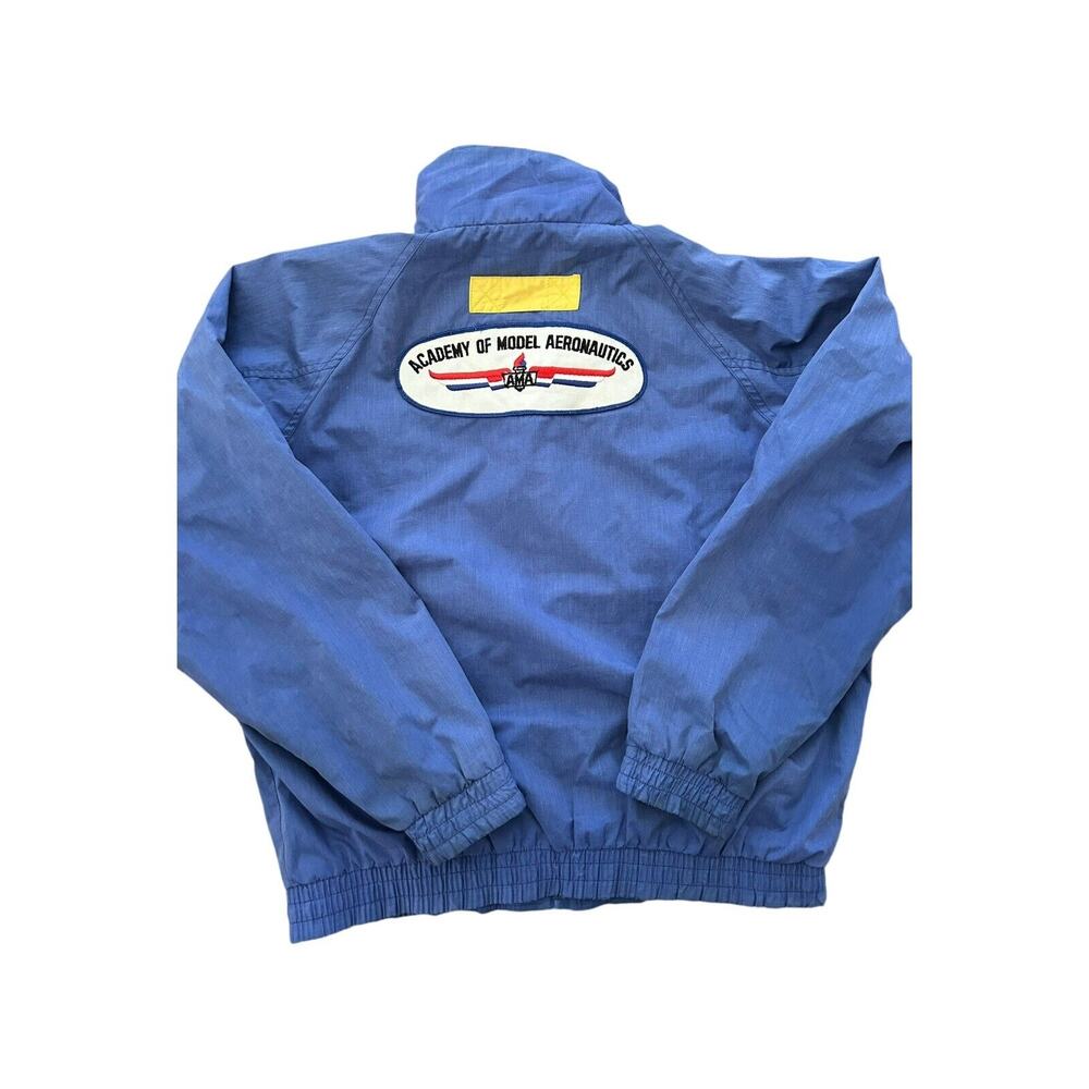 Vtg Academy of Model Aeronautics Mens L‎ Jacket Society Of Aircraft Demolishers - Picture 2 of 7